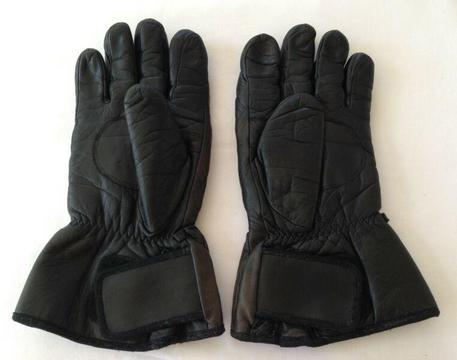 LEATHER MENS MOTOR CYCLE GLOVES