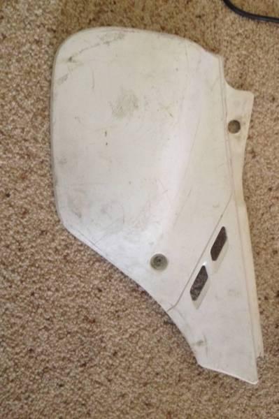 HONDA Genuine Used Motorcycle Parts CRM250R Right Side Cover KAE