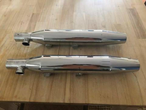 Harley Davidson Sportster 1200C Exhaust Pipes