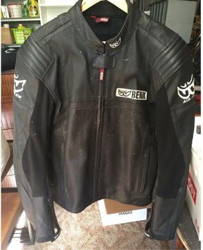 Berik leather motorcycle jacket