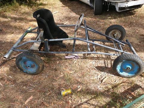 Go kart with a 125 motor