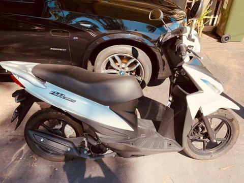 As new Suzuki Address 110 - 450KMs - Late 2018 with Accessories