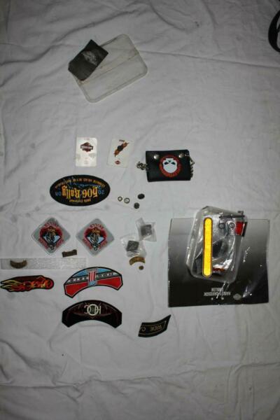 Harley Davidson motorbike badges