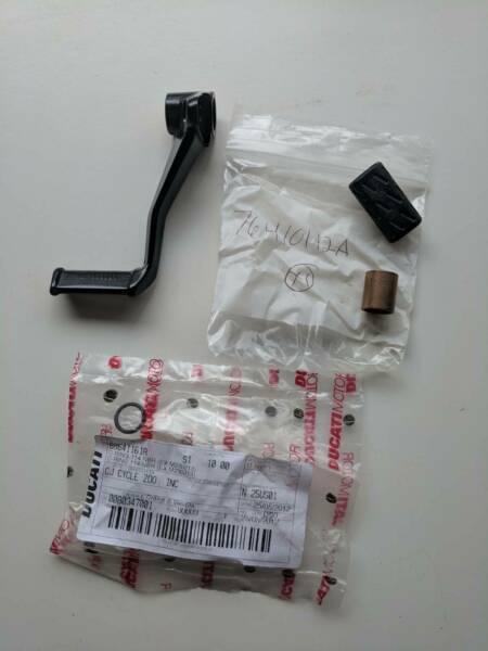 DUCATI 1198S Gear Shift Lever and Pad GENUINE OEM (848, 1098, 119