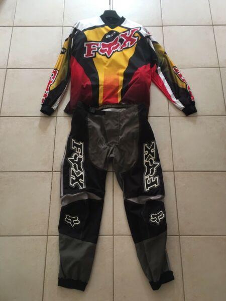 Fox motor cross guernsey and pants