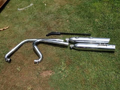 2012 Victory Jackpot Exhaust System