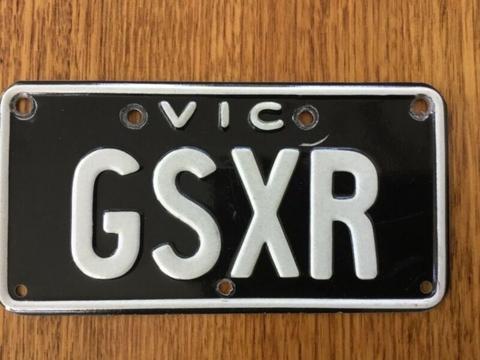 GSXR NUMBER PLATE