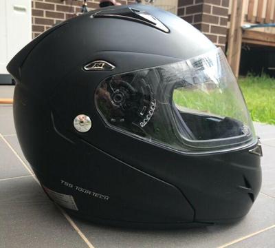 Rjays TSS Tour-Tech Motorcycle Helmet (flip-up) Matte Black