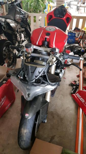 1199 panigale track bike project