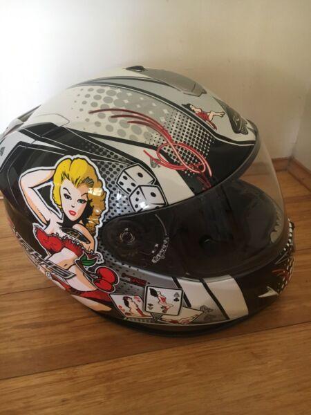 CHERRY POPPER MOTORBIKE HELMET LARGE