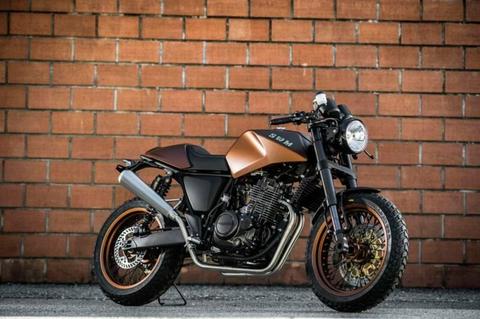 Scrambler cafe racer SWM Gran Milano 440cc lams