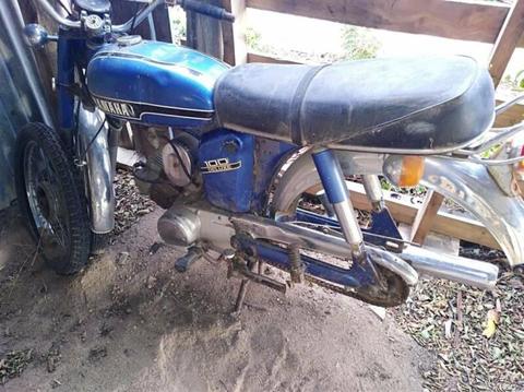 Vintage Yamaha motorcycle