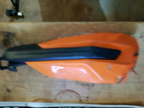 KTM EXC hand guards used