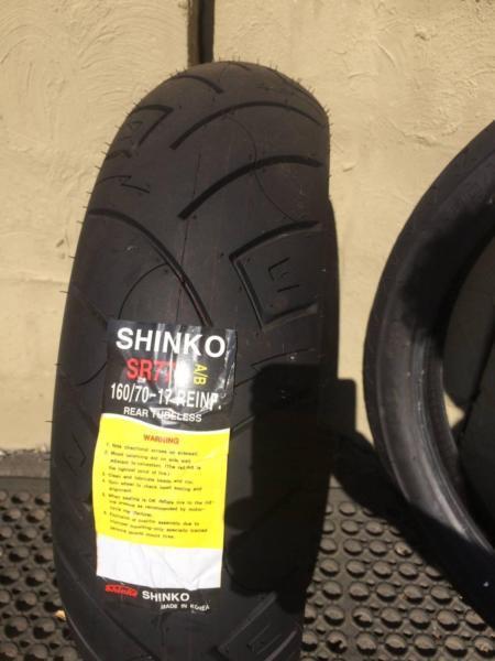 Shinko motorcycle tyres