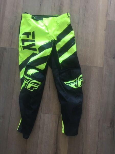 FLY Racing Motorbike Pants and Gloves