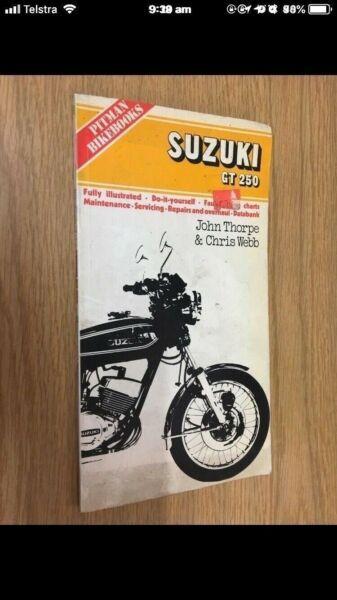 Suzuki GT250 Owners Handbook