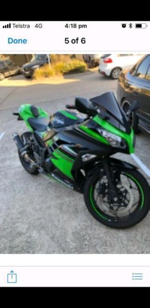 Kawasaki ninja 300, 2016. 7000kms, extras, new