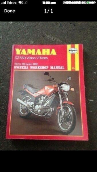 Yamaha XZ550 Workshop Manual