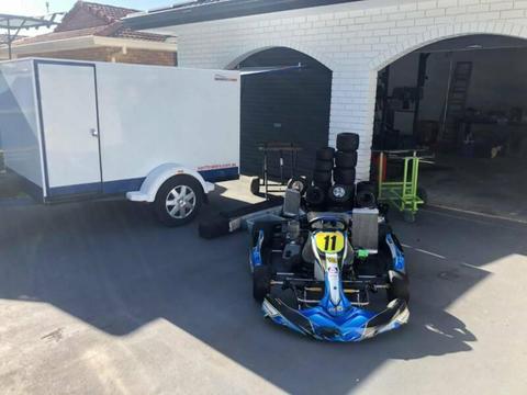 X30 125cc Go Kart, Trailer and Spares Package