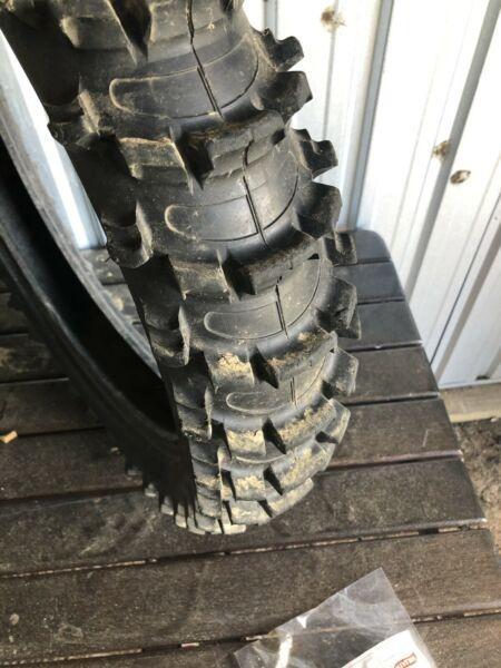 Motorbike sand/mud tyres