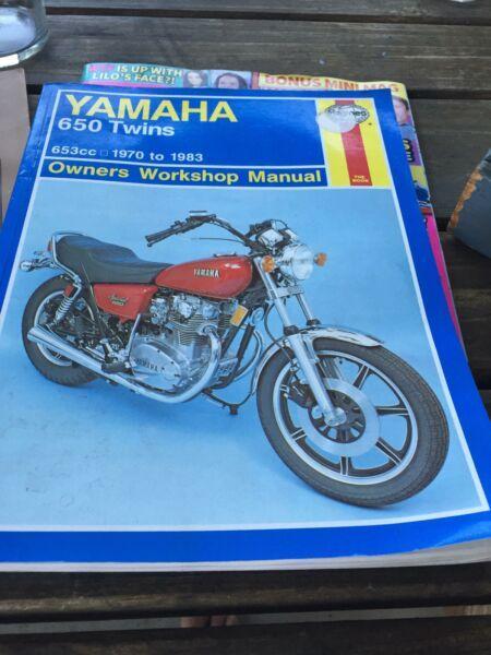 Two Yamaha service manuals