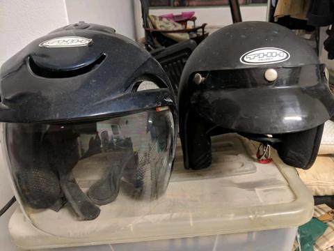 2 x helmets