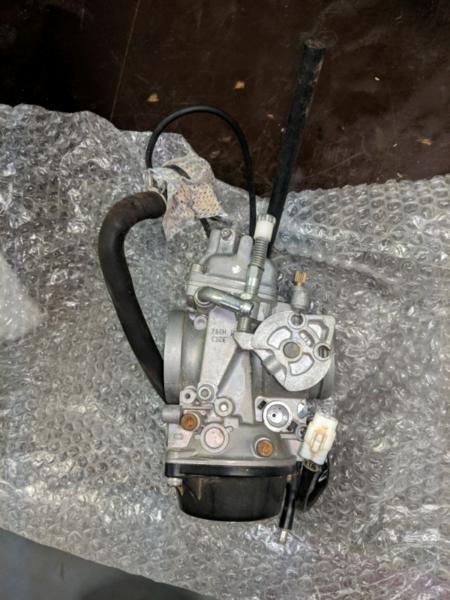 DR650 modified carburetor with jetting kit installed