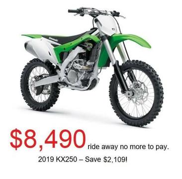 2019 KX250 - ZERO HOURS!