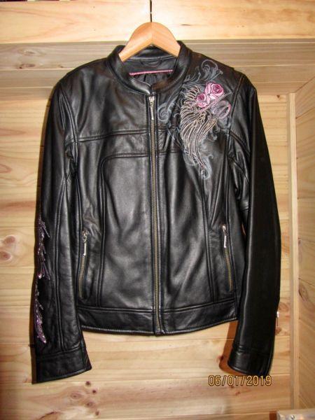 HARLEY DAVIDSON Ladies Genuine Leather Jacket AS NEW