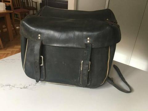pannier bags, leather motorbike bags