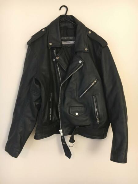 Rjays heavy leather motorcycle bike jacket