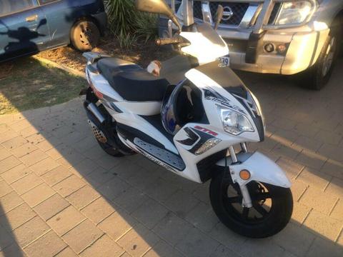 2012 Adly GTA 50 (66cc) scooter
