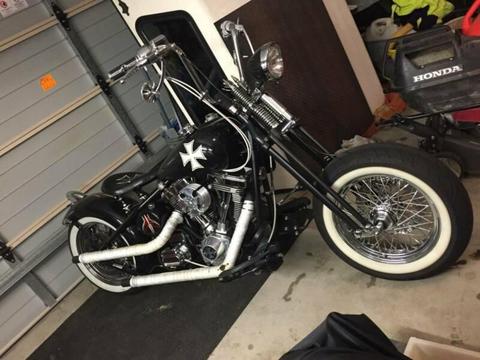 Harley Bobber Rigid - Full Custom