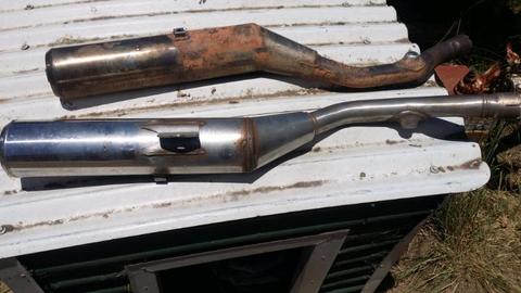 Yamaha WR 450 06 muffler