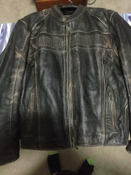 Harley Davidson Motorcycle leather jacket