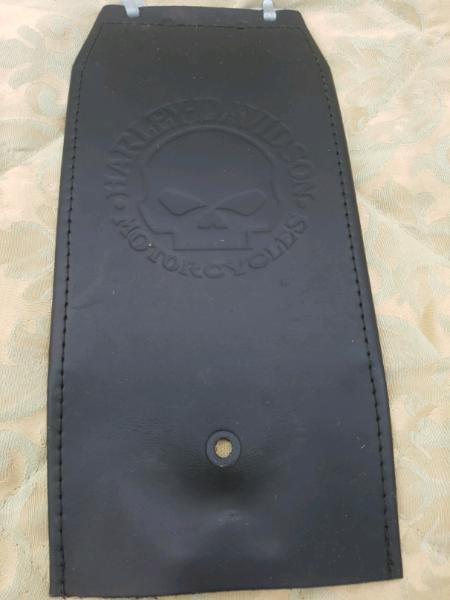 Harley Davidson willy g skull leather dash panel