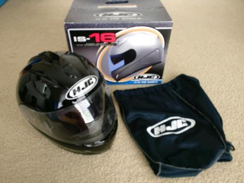 Womens HJC Motorcycle Helmet (size: small)