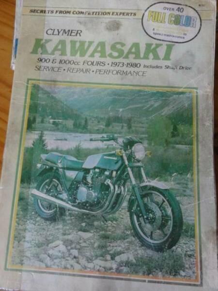 KAWASAKI 900 1000cc FOURS WORKSHOP SERVICE MANUAL******1980
