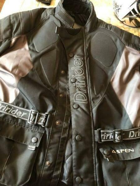 Grab a Bargain! Men's DriRider motorcycle jacket and gloves, VGC
