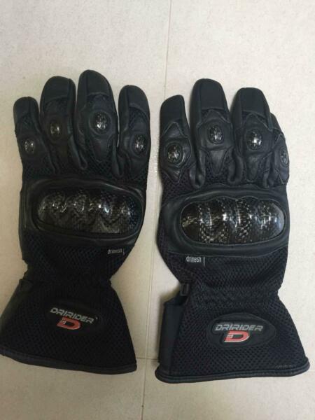 Motorbike Dririder Air Ride mesh motor cycle gloves mens size XXL