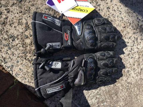 Motorcycle gloves x- small mens