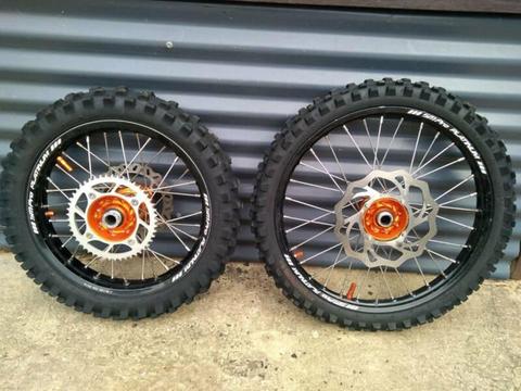 Ktm 85 big wheels set