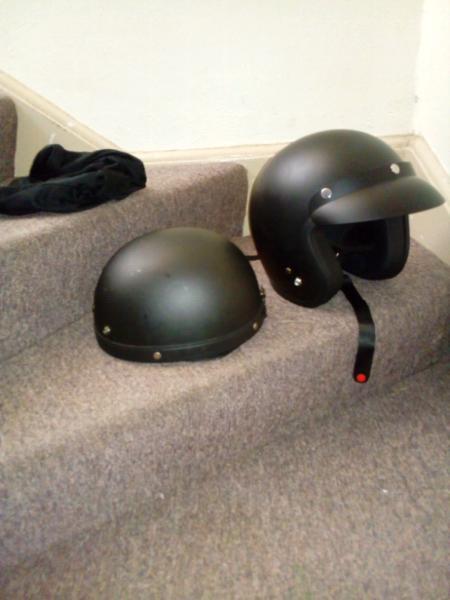 X2 motorcyle helmets as new med/small