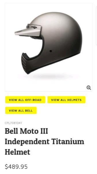 Bell Moto3 helmet