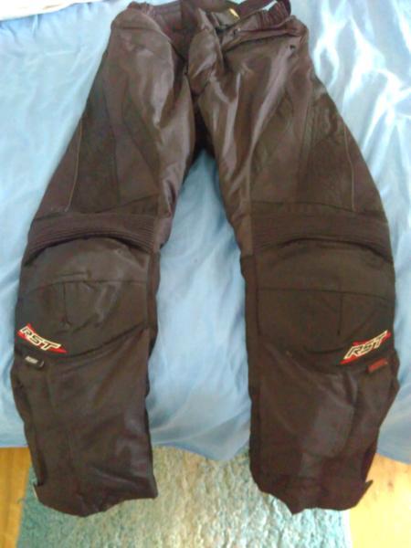 Motorbike RST gear, jacket and pants and BMW pants