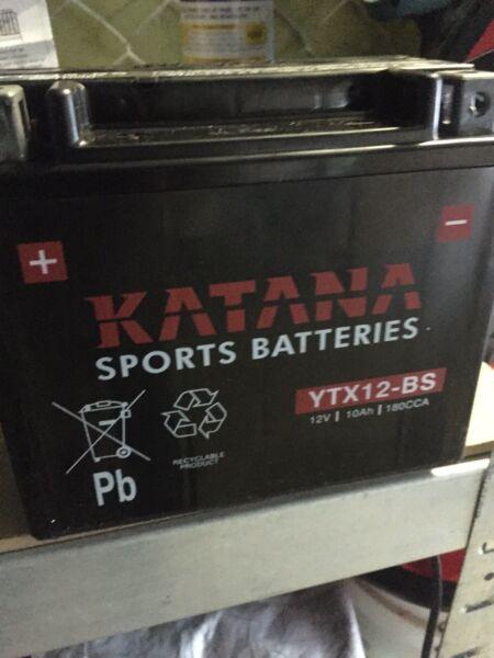 Katana Motorbike Battery YTX12-BS