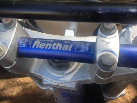 Renthal Handlebars 966-Blue Fitted Yamaha WR400