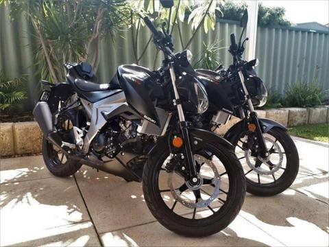 GSX-S125 Motorbikes. Basically New. $3250 ea, or $6000 for both