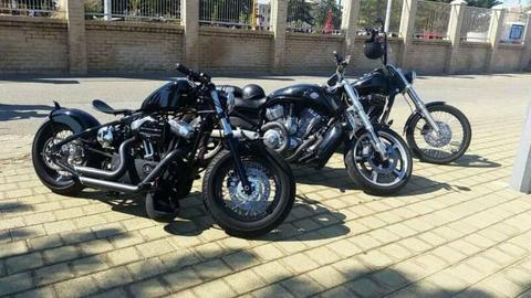 Harley davidson 48 sportster bobber custom