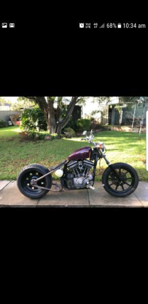 Harley bobbed project